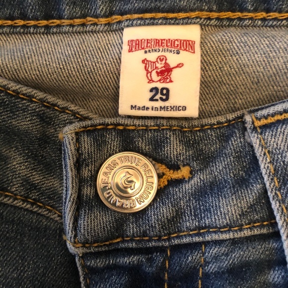 True Religion Skinny jeans w/ zipper detail - Picture 5 of 7